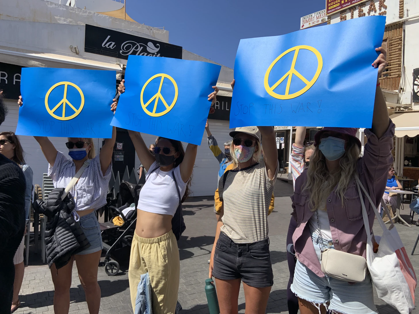 peace signs:protest.